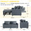 2 Seater Linen Sofa Bed-896693825