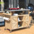 French Country Grill Cart - 36.89In High & Functional Design Outdoor Kitchen Island With Paper Towel Holder Handy-984304663