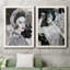 Runway Pause - Ensemble de 2 peintures sur toile encadrées-586434980-586434640
