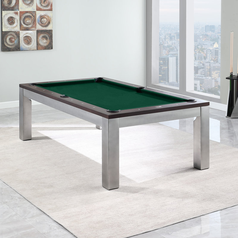 Playcraft Genoa Slate Pool Table / with Professional Installation Included, Bottle Green, 8'