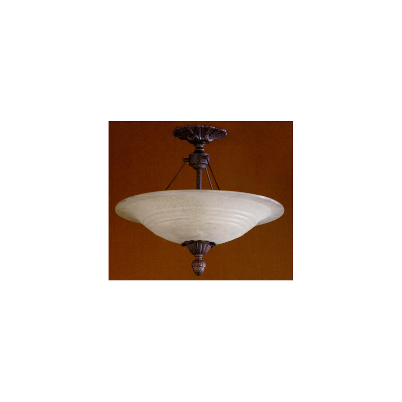 Batista Glass Semi Flush Mount