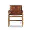 Fauteuil en cuir capitonné Aadhish-1280553192