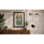 Patterned Fish Mid-Century - Framed Print-1757459254-1757459255