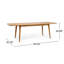 Table de salle à manger d'extérieur en bois d'acacia extensible, teck-1546088626