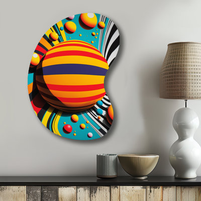 Chiwa - Modern Geometric Boom Shape - Assymterical Metal Wall Art