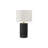 Contemporary Resin Table Lamp with Shade