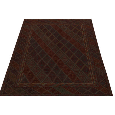 One-of-a-Kind Rectangle 6’9”x8’11” Wool Area Rug