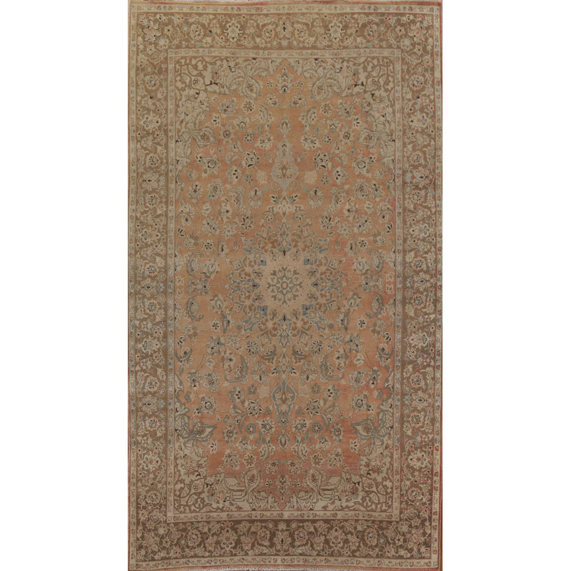 Tapis traditionnel de style persan Najafabad noué à la main 7 x 12