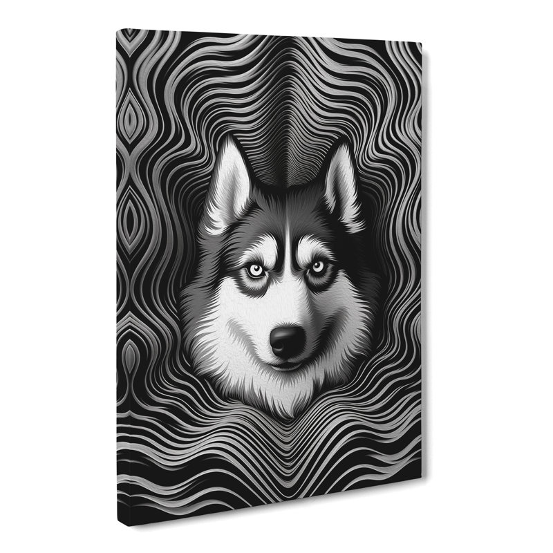 Husky Op No.2 - No Frame Print, 76cm H x 50cm W x 3cm D