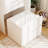 3 Drawers Flip Top Makeup Vanity Table With Storage Stool
