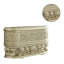 Commode combinée 3 tiroirs l 73 po