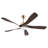 52Inch 5 Blades 3 Color Ceiling Fan Light With Remote Control White-774740613-774740617