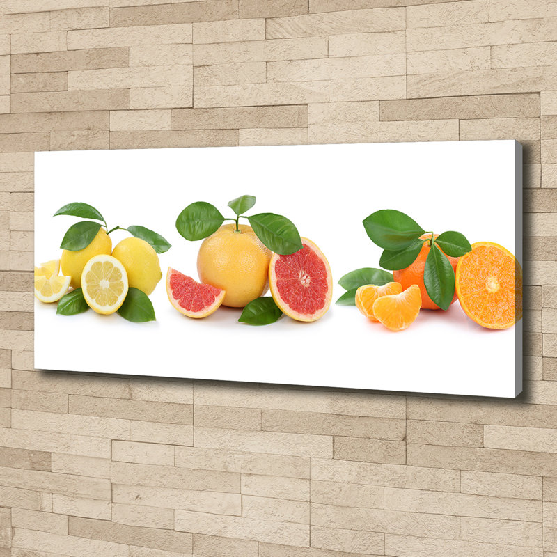 Citrus Fruits - Wrapped Canvas Print