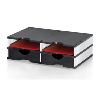 Polystyrol Desk Organiser