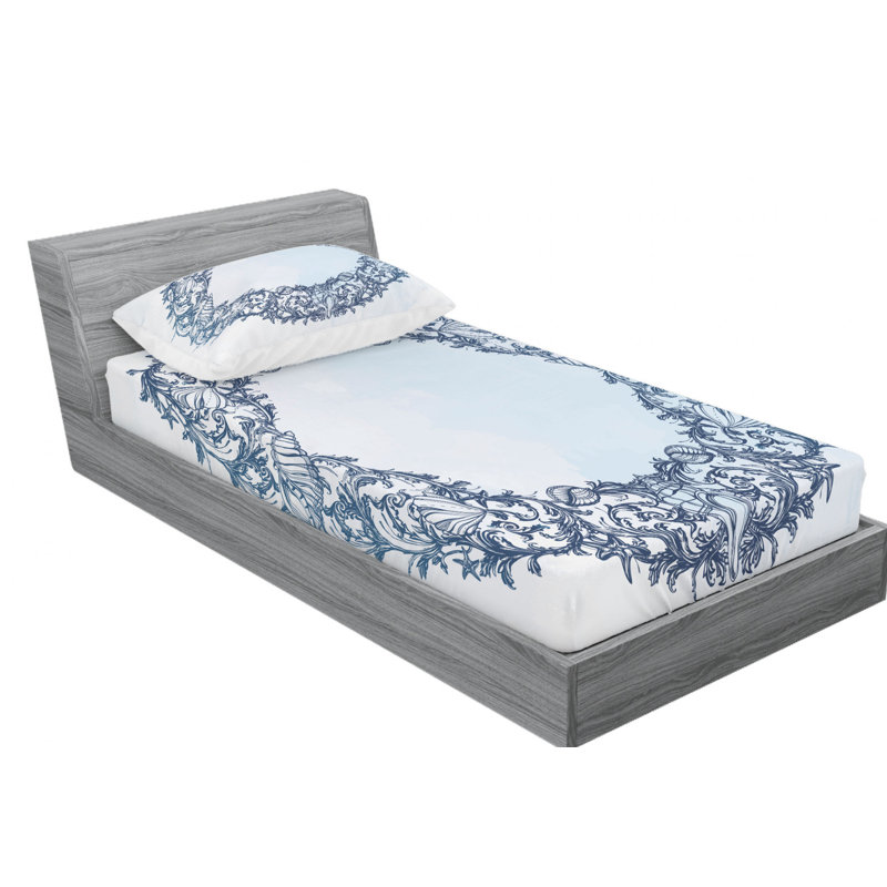 Microfiber Sheet Set, Twin Sheet Set with Fitted Sheet
