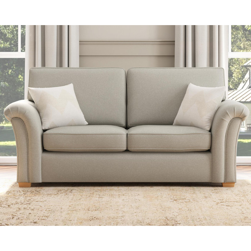 Castleacre Three Seater, Fixed Back, Mink