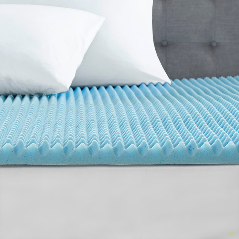Surmatelas réversible hypoallergénique toutes saisons 1,5 po, Très grand lit