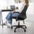 Ergonomic Mesh Home Office Chair with Armrests, Space-Saving Design-69795180-85464206