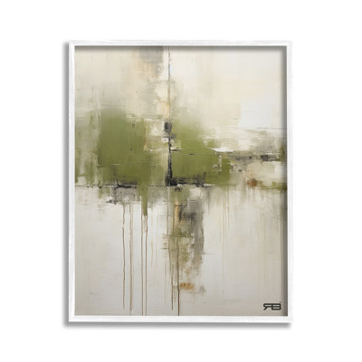 «Modern Paint Drip Horizon Single Photo Frame» par RB sur toile