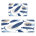 Navy Animal Print