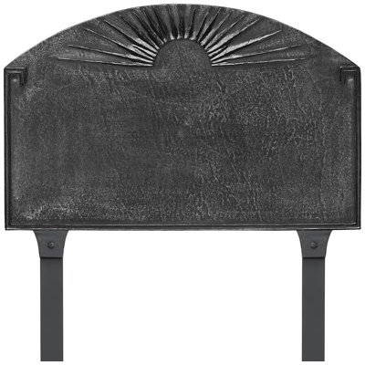 Plaque d’adresse pour gazon à 2 lignes à polygramme de soleil