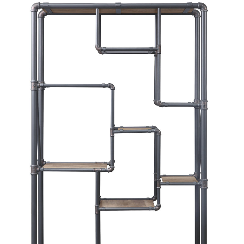 Brantley Antique Oak Finish Bookshelf