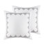Housse de couette en coton très grand / très grand - chenille, motifs géométriques, sans produits chimiques avec multicolore, 4 attaches de coin, literie chaude et douce-129946462-129946463