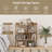 2 Pcs 7-cube Bookcase Open Storage Shelf With Anti-tipping Kits For Living Room-366387477