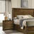 1Pc Nightstand Transitional Style Bedside Table 2-Drawers Zinc Iron Bronze Metal Knob