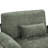 Upholstered Extra Wide Accent Chair With Rectangle Ottoman  (Set of 2)-1908529870