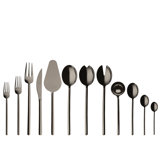 Due Flatware Set - 67 Pieces - Ice Gold