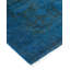 Tapis unique bleu 9 pi 2 po x 12 pi 2 po Yelaina