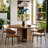 Fermin 59.05 Inch Round Dining Table Set-786134730-786134731