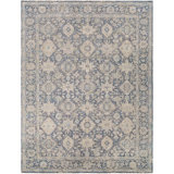 Piccadilly Handmade Silk and Wool Abstract Area Rug
