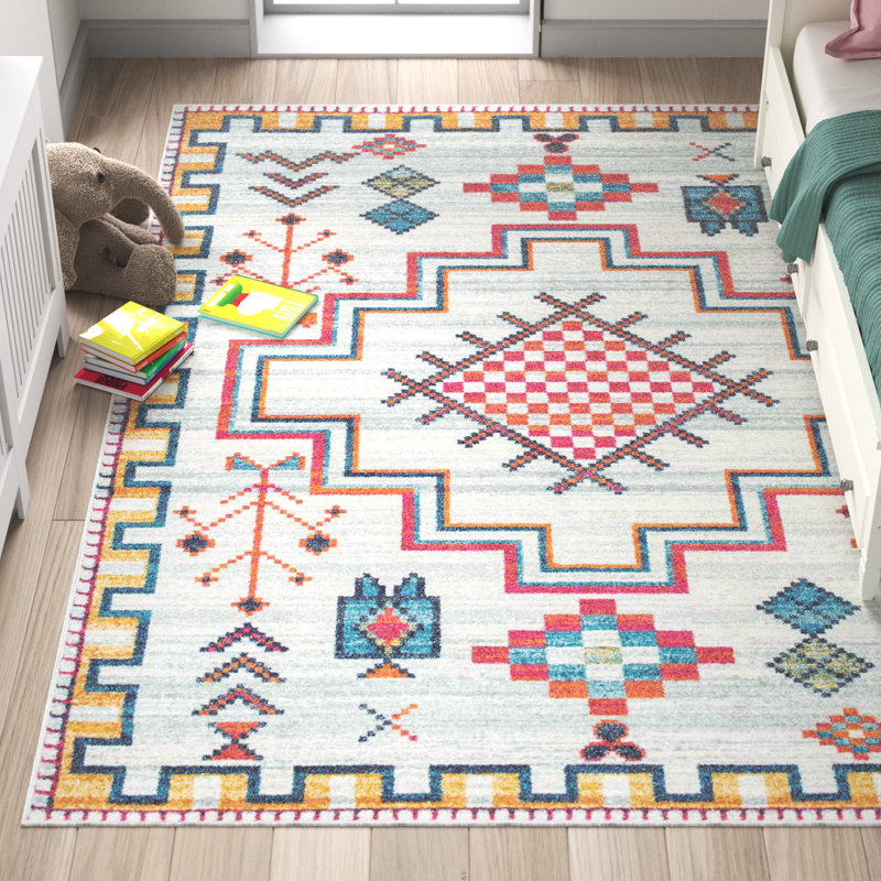 Tapis pour enfants Lorrie, Rectangle 4 pi x 6 pi