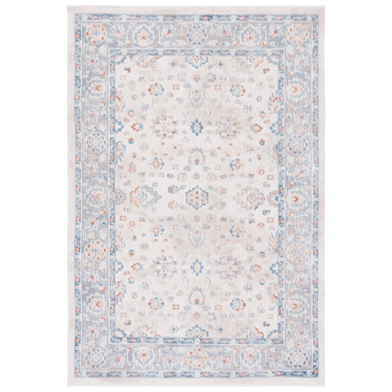 Tapis beige / gris Naghibi Blair, Rectangle 4 pi x 6 pi