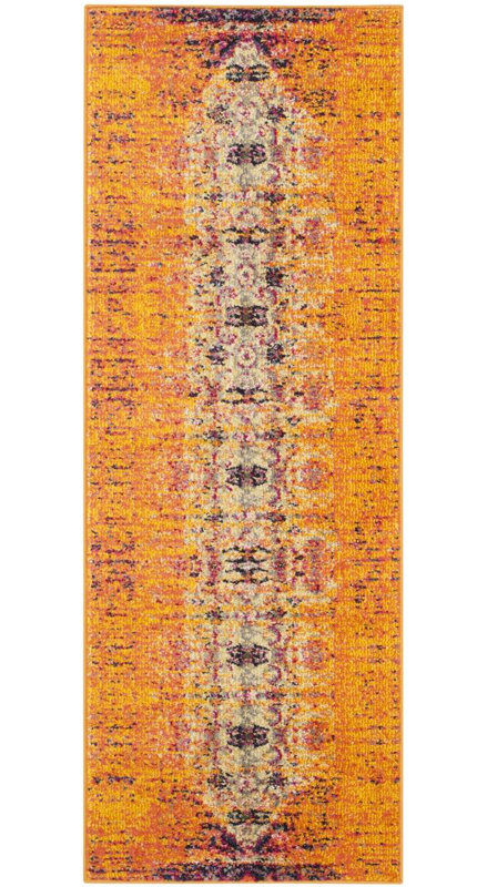 McMullen Abstract Area Rug, Runner 66 x 183 cm