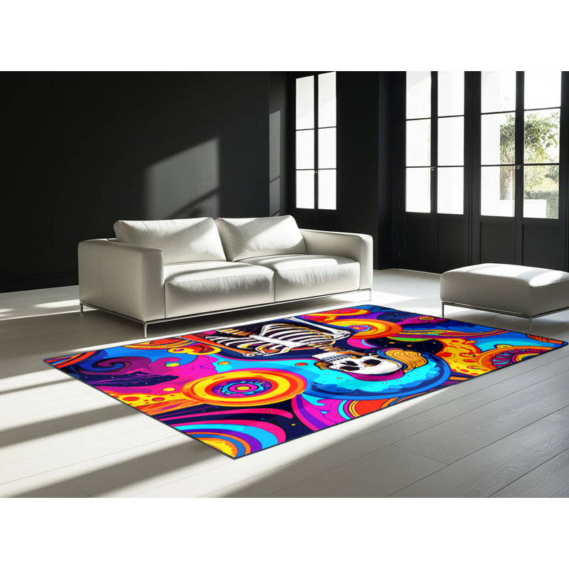 Solar Trance Rug, Rectangle 2' x 3'