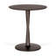 Torsion Round Oak Pedestal Dining Table-35994794-118157760
