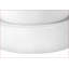 Table basse cylindrique en métal blanc compacte - 22 po de hauteur Boho-Glam pour le salon et amp; Table de chevet