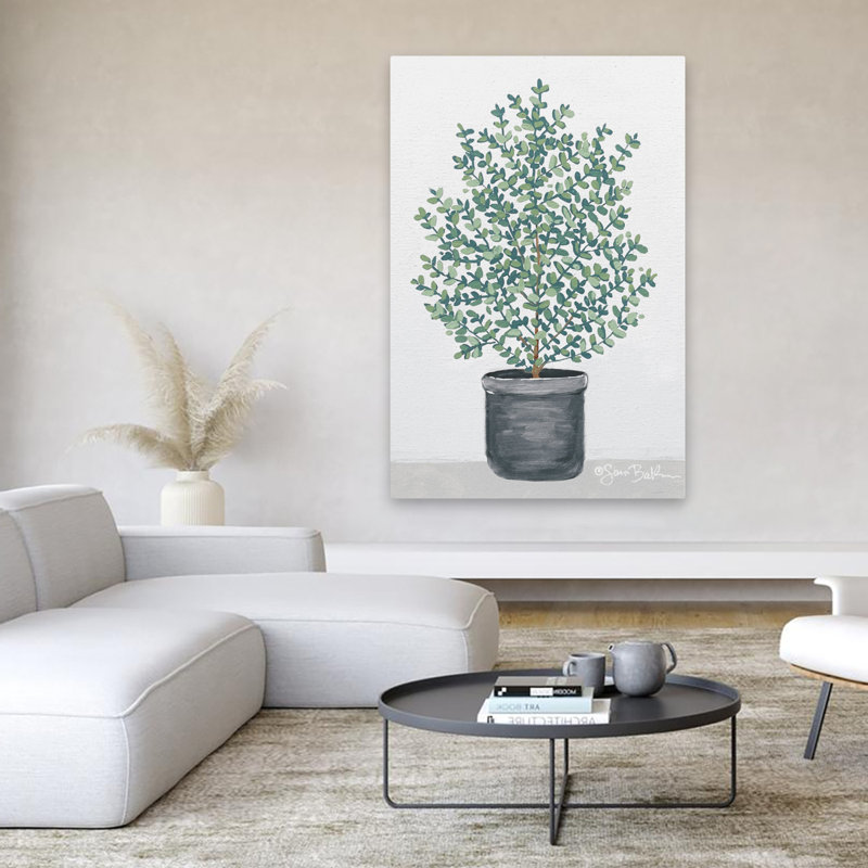 Patience en pot II - art de verdure en pot, H 60 po x l 40 po