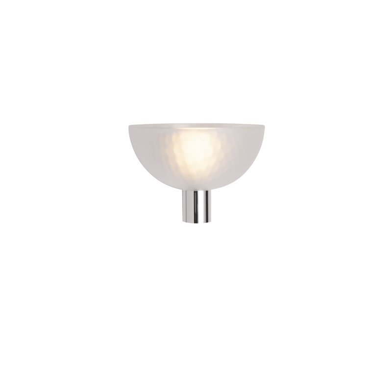 Armed Sconce, Silver, Crystal