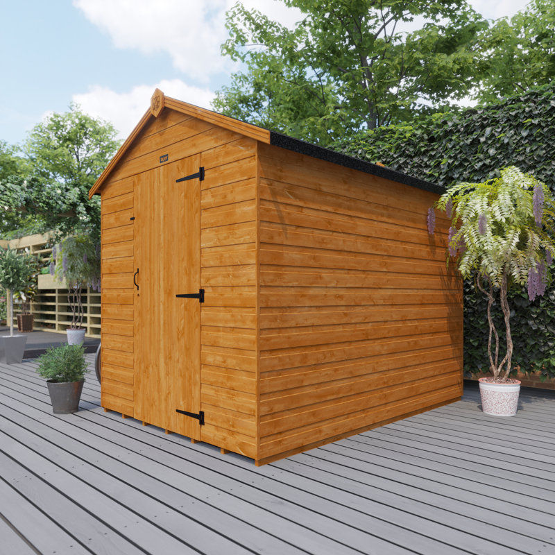8x6w Tiger Shiplap Windowless Apex