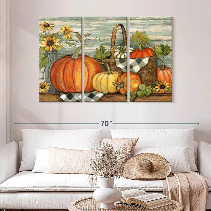 Yarlin Fall Harvest, 32" H x 50" W