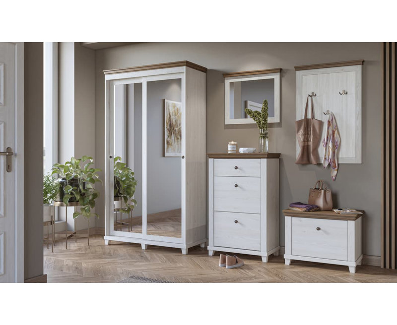 Caplinger Floating Shelf, White
