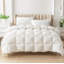 Highland Feather- Hutterite White Goose Down Comforter 500TC  725 Loft Twin 20 oz-720452283