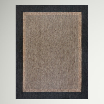 Dellroy Flatweave Black/Gold Area Rug