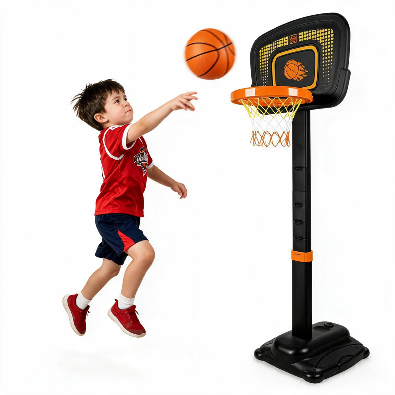 Support de basketball Grow'n Up, Noir