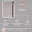 Miroir d'éclairage pour armoire à pharmacie à fixation en surface 20 po x H 28 po Kerria avec 2 tablettes réglables