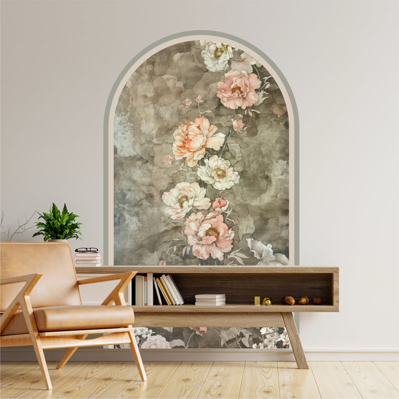 Papier peint auto-adhésif, adhésif floral, adhésif auto-adhésif botanique, H 71 po x l 40 po